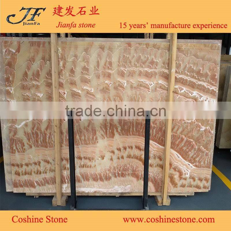 Decorative stone red onyx hot sale Chines onyx marble slab