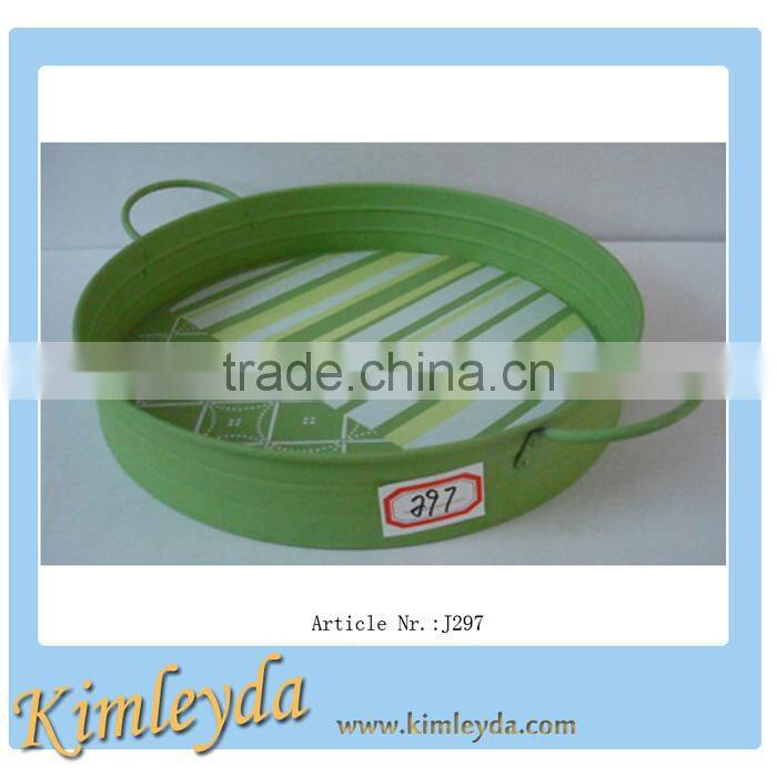 Metal tray/ fruit tray