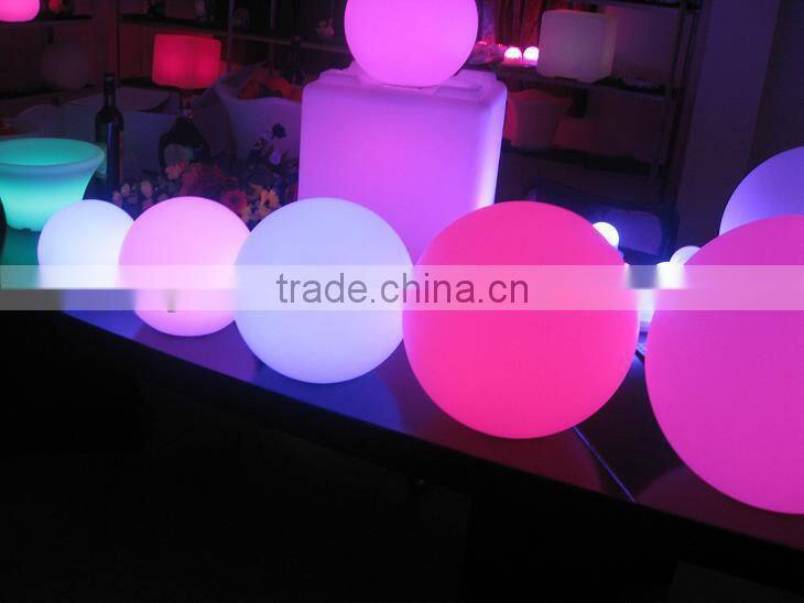 cheap plastic color changing mood led light balls