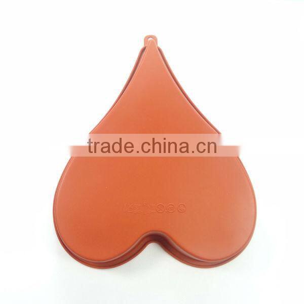 Family use custom shaped Big love heart shape Cake Pan