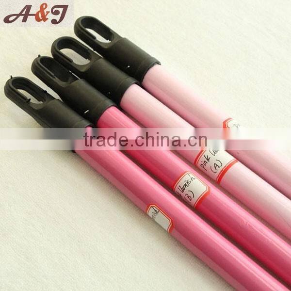 Smooth paint wooden broom handles with popular thread