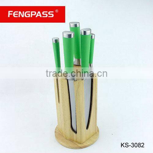 High quality round knife block(371-389-469)