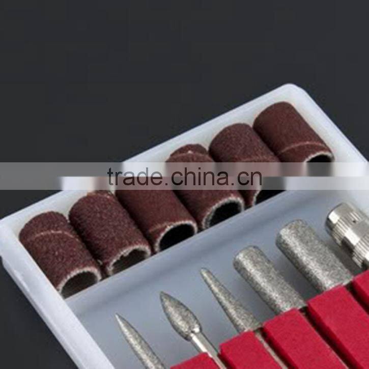 Professional 6pcs Nail Drill Kit Bits file For Electric Nail Drill & Filling System