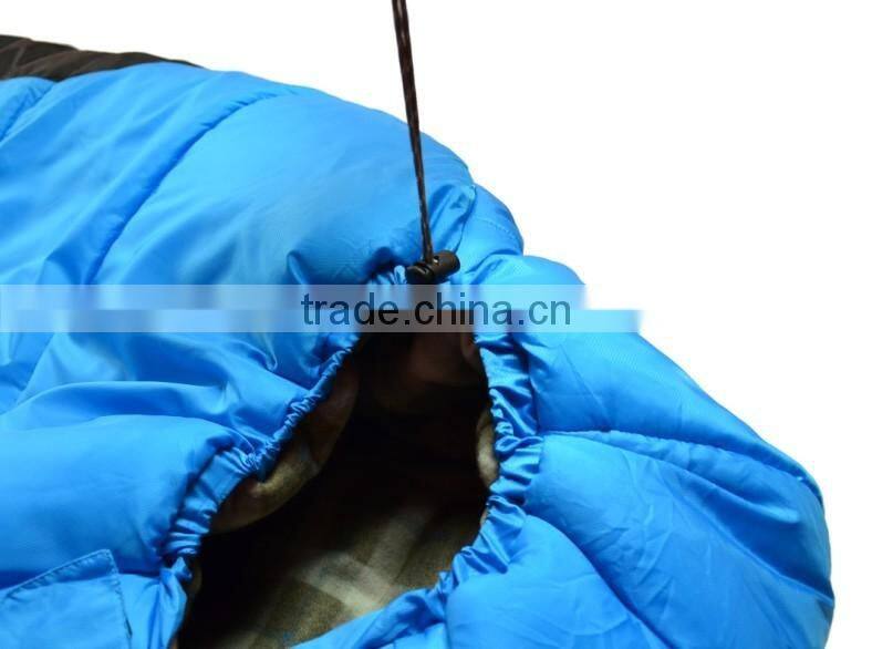 Foldable Hollow Cotton Mummy Sleeping Bag for Camping on Sale