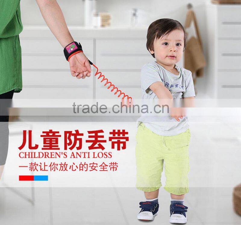 kids safety wrist rein harness strap elastic string toddler anti loss children wrist link collapsible rope cannot cut off
