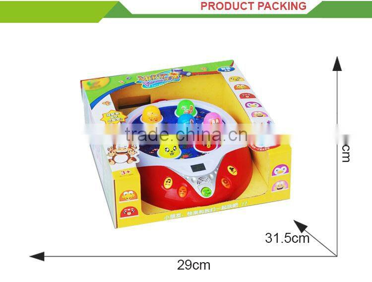 Hot selling intelligent machine hit set player game sledge hammer toys