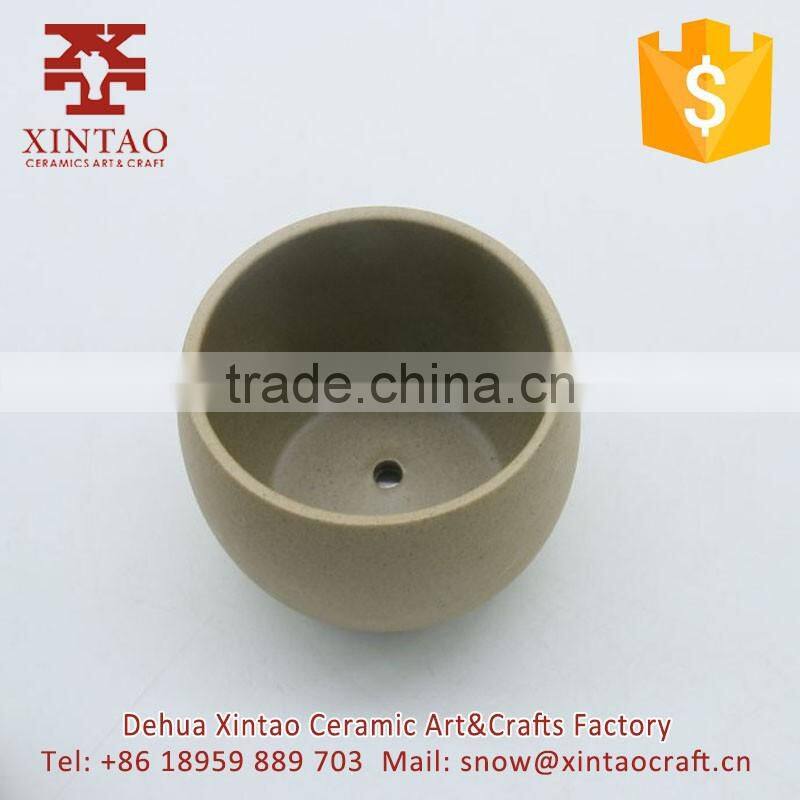 Wholesale Bowl Shape Flower Pot Ceramic Pot For Home Decor Office Succulents