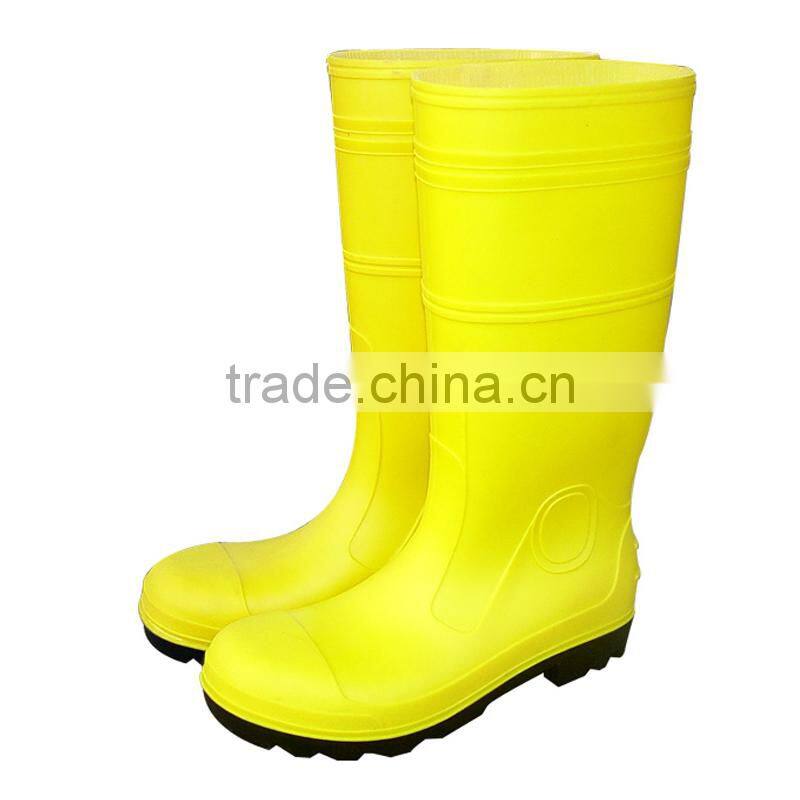 white pvc safety boots men gumboots wholesale