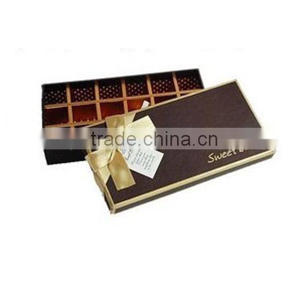Chocolate Paper box with Compartments
