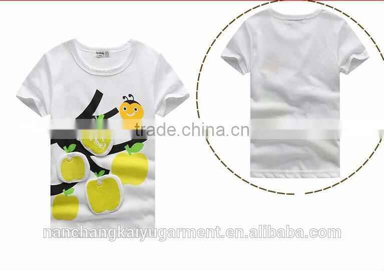 boy kids high quality funny cartoon printed T shirt
