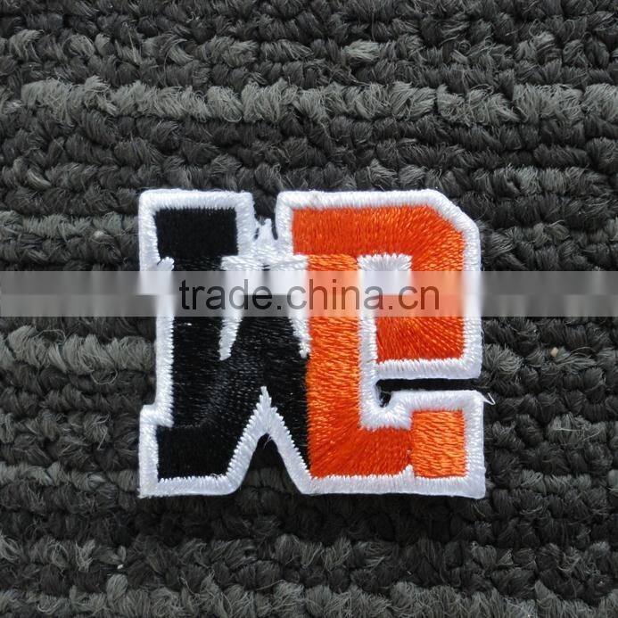 2017 factory custom high quality embroidery blank patches for clothing