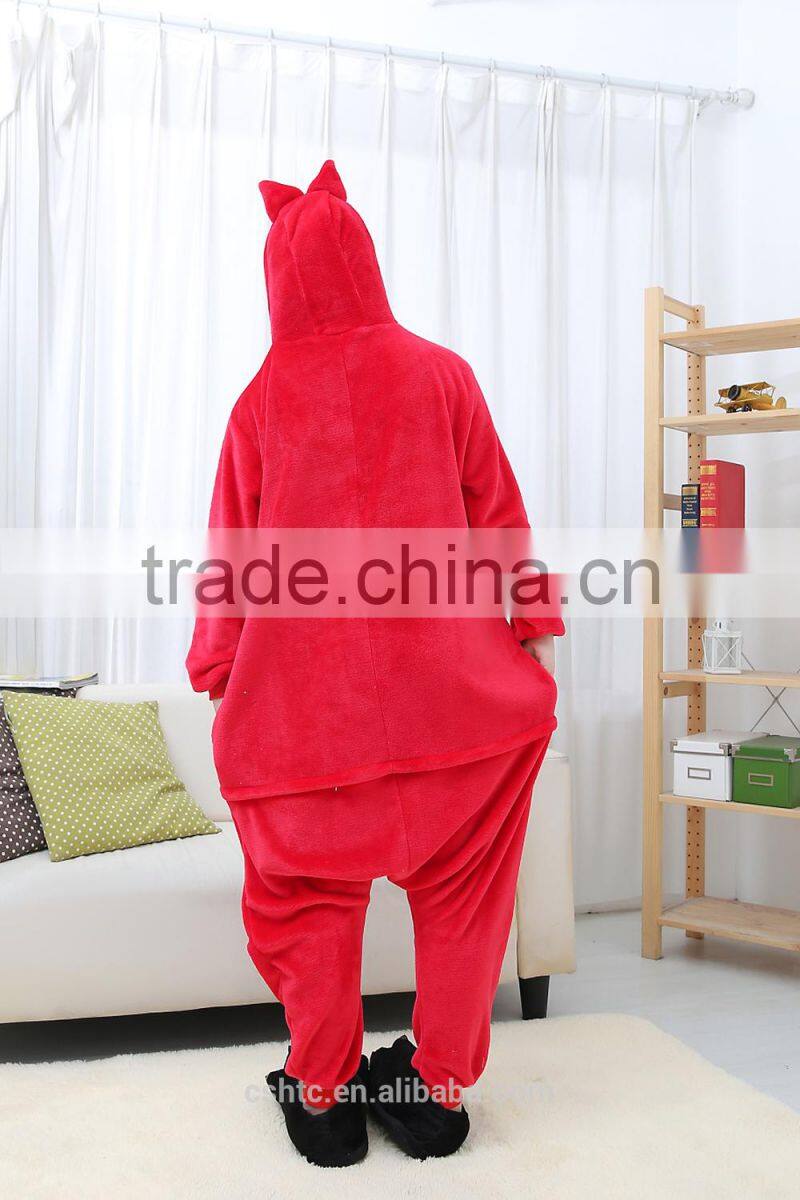 flannel cartoon adult animal jumpsuit animal pajamas jumpsuit