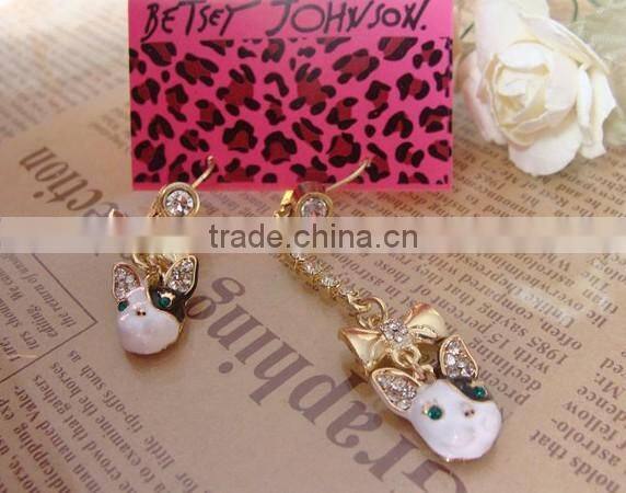 South Korean allergy free candy series earrings,cars&plane shape earrings,animal style earring