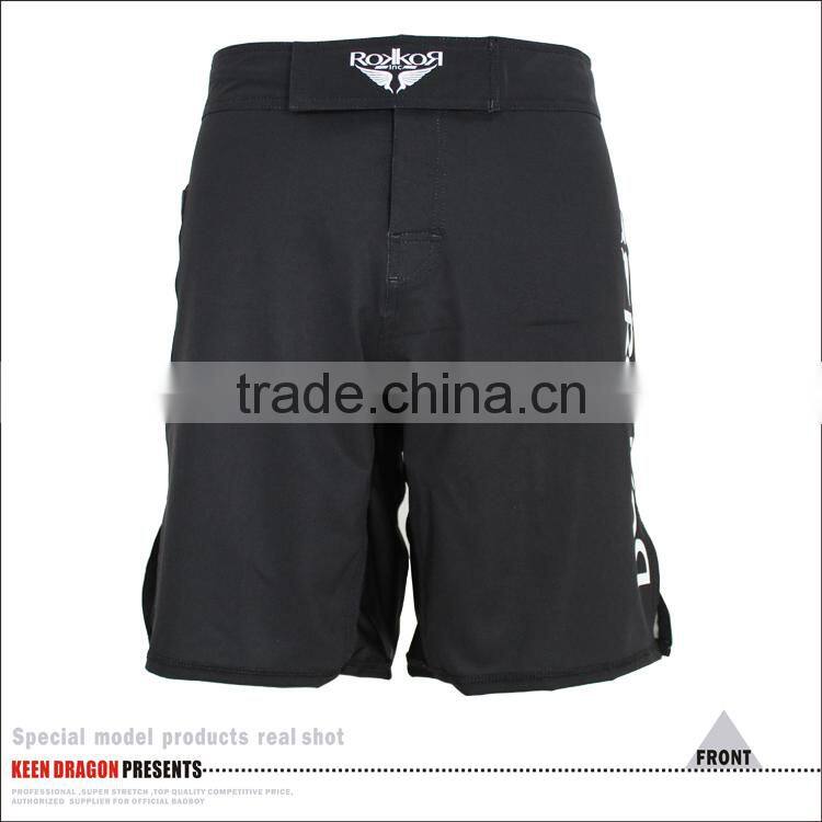 Best Quality Boxing Shorts Four Way Stretch Plain Shorts Man Kickboxing shorts