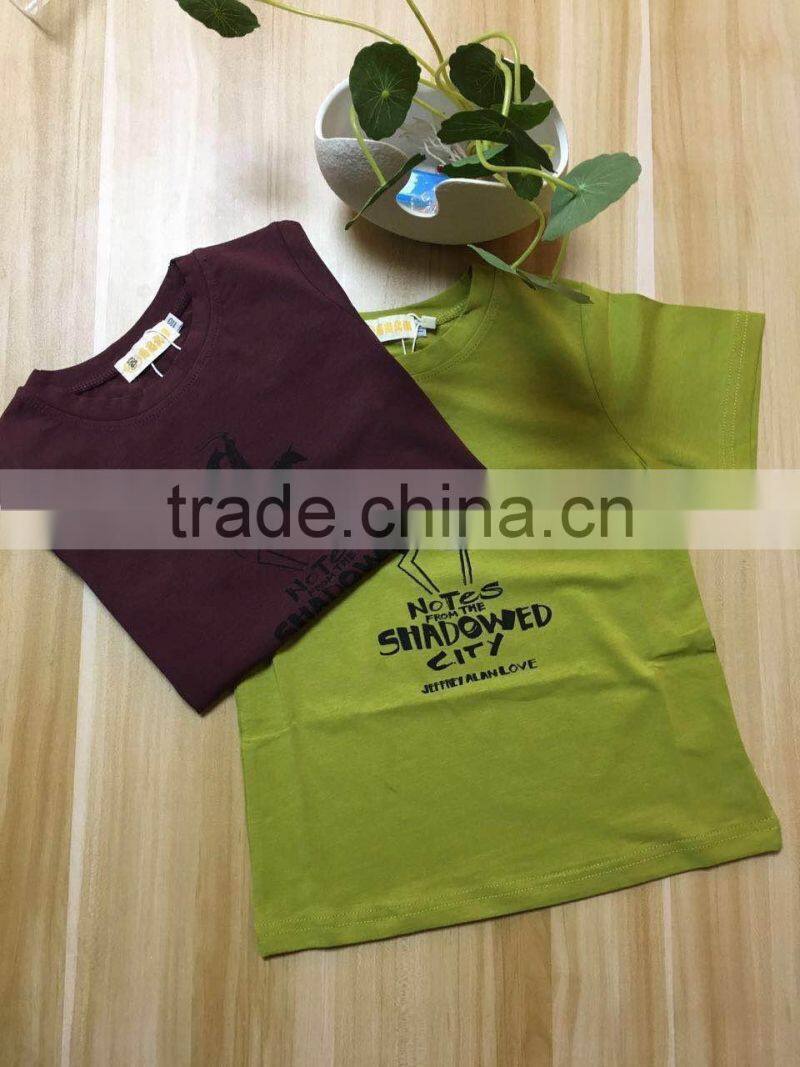 2017 Summer casual baby boy T- shirts Fancy boys holiday beach shirts Kids clothing