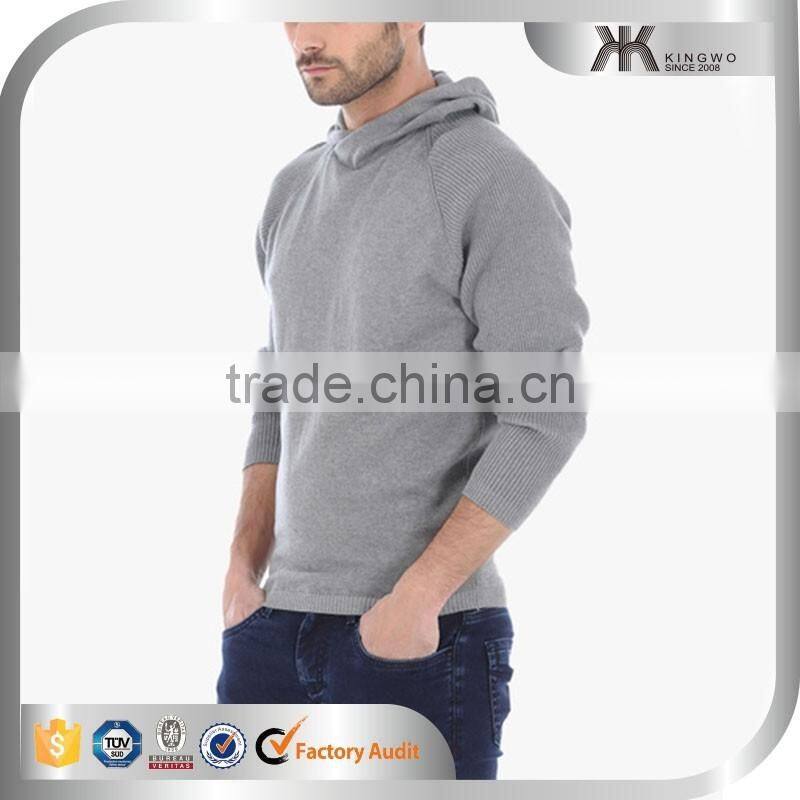 Man Plain OEM Knitted Wool Sweater Mens Cardigan Hoodies and Sweatshirts Men