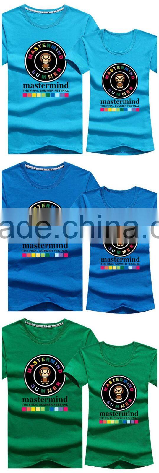 Top Fashion Bule Korean Cute Printed T-Shirt