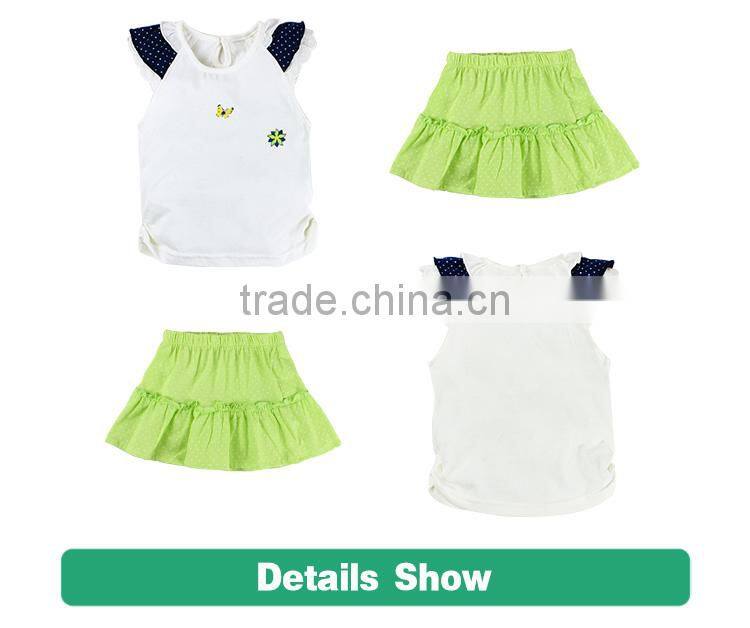 2017 New Fashion Baby Clothing Little Girl Boutique Outfit