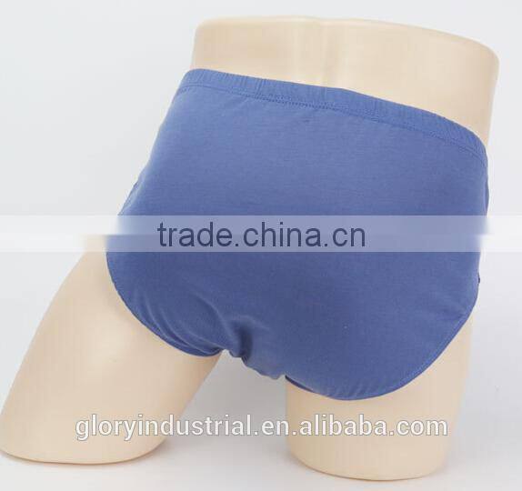 100%cotton breathable men's boxer briefs underwear