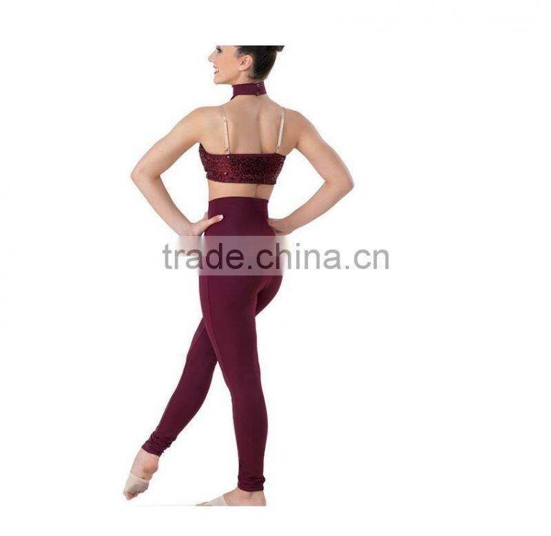 Nylon Ankle-Length Dancewear Leggings E16014