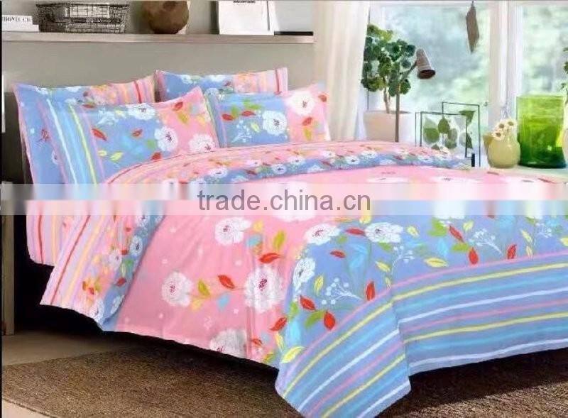 Hotel Home Four Pieces Super Soft Pink Duvet Cover Set