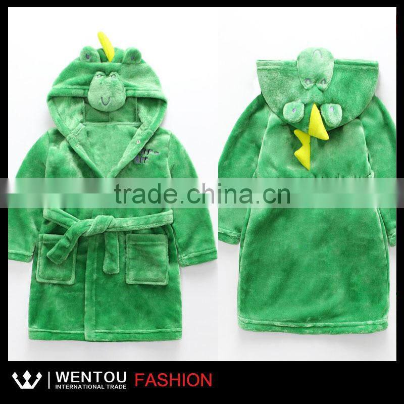 Fashionable Lovely Children Flannel Bathrobe