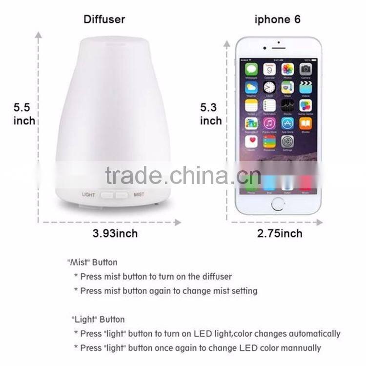 Color LED Light Aromatheraphy Humidifier smoke humidifier with aroma function