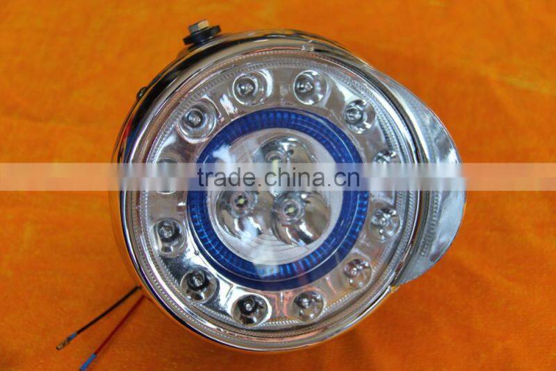 Electric tricycle spare parts LED headlight for Auto rickshaw