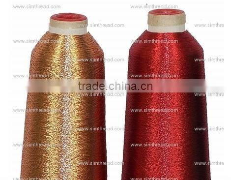 M type metallic embroidery thread of high quality for diffrent colors