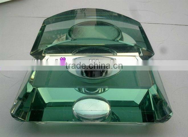 Custom any color good k9 crystal glass perfume bottle