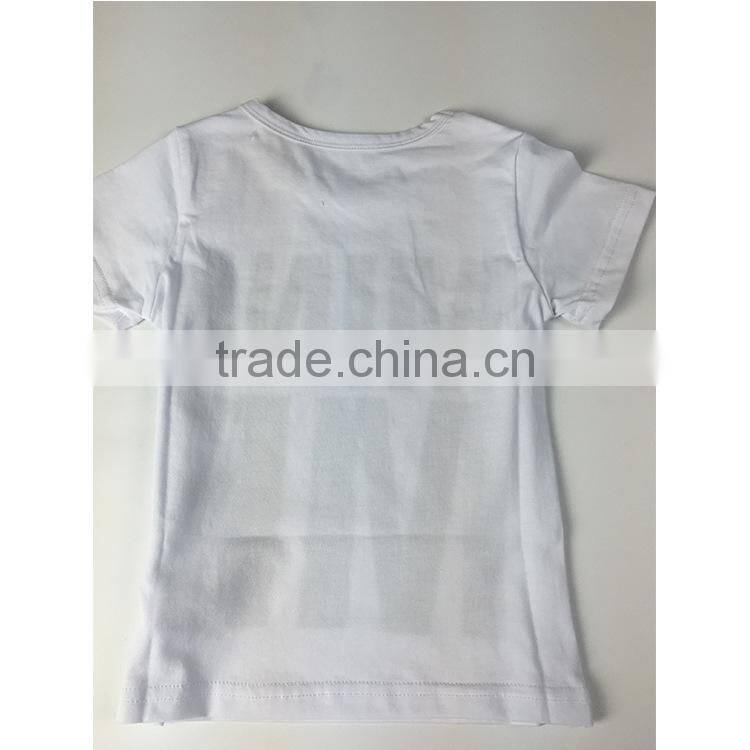 2017 Summer Printing Short Sleeve Baby T-shirt Father and Son Casual Family Clothes