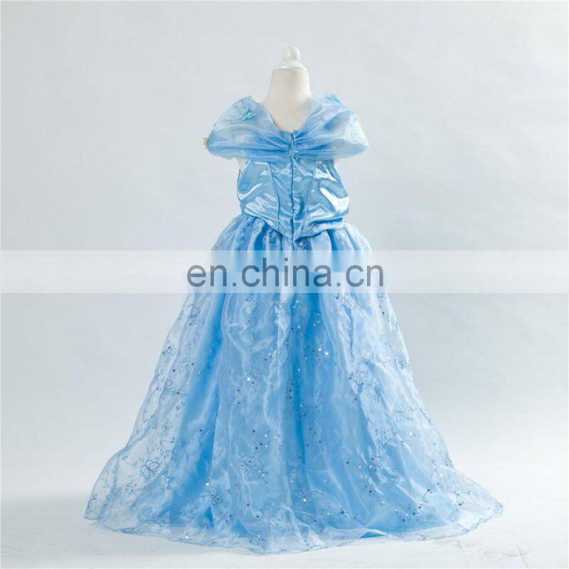 MAC-87 party wholesale children 2015 new cinderella costume/cinderella dresses