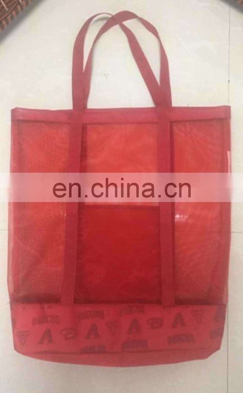 Nylon Mesh Tote Collapsible Travel Bag