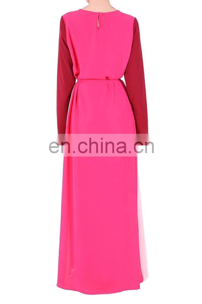 Muslim women's fashion large size abaya dress wholesale muslim women dress (Mu042610)