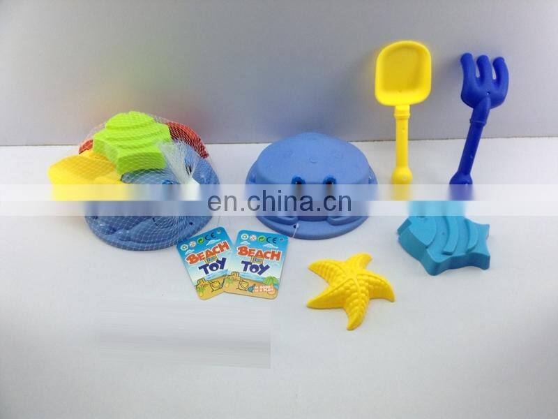 5 pcs Beach toys of crab fish starfish mold