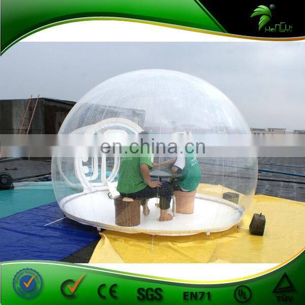 Hongyi Practical Clear Inflatable Tent / Wonderful Design Inflatable Transparent Tent For Camping And Decoration