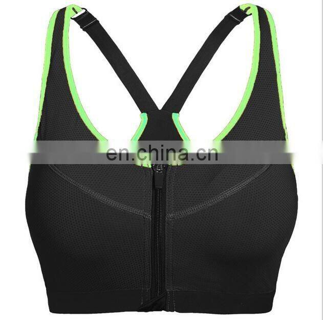 Wholesale GYM Women zip sport bra & racerback#WX0001
