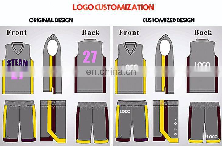 2016 new design basketball jersey uniform OEM service