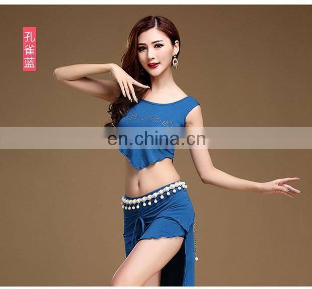 T-5126 New arrival fashion sexy sleeveless modal bellydance costumes
