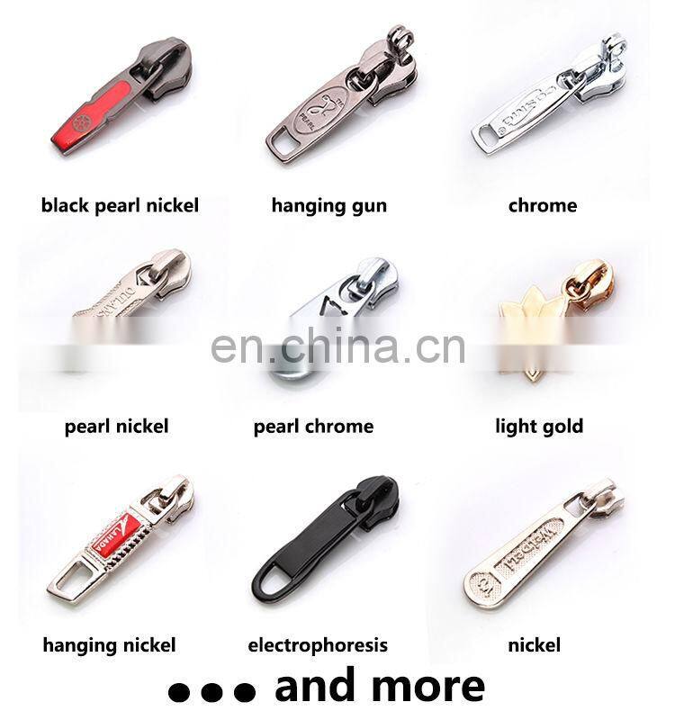 Popular zipper pulls brass for high end client