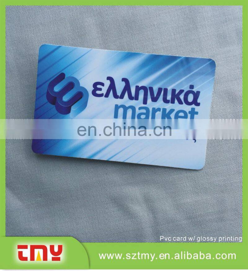 Both Sides Printing Plastic Membership Gift Card Maker