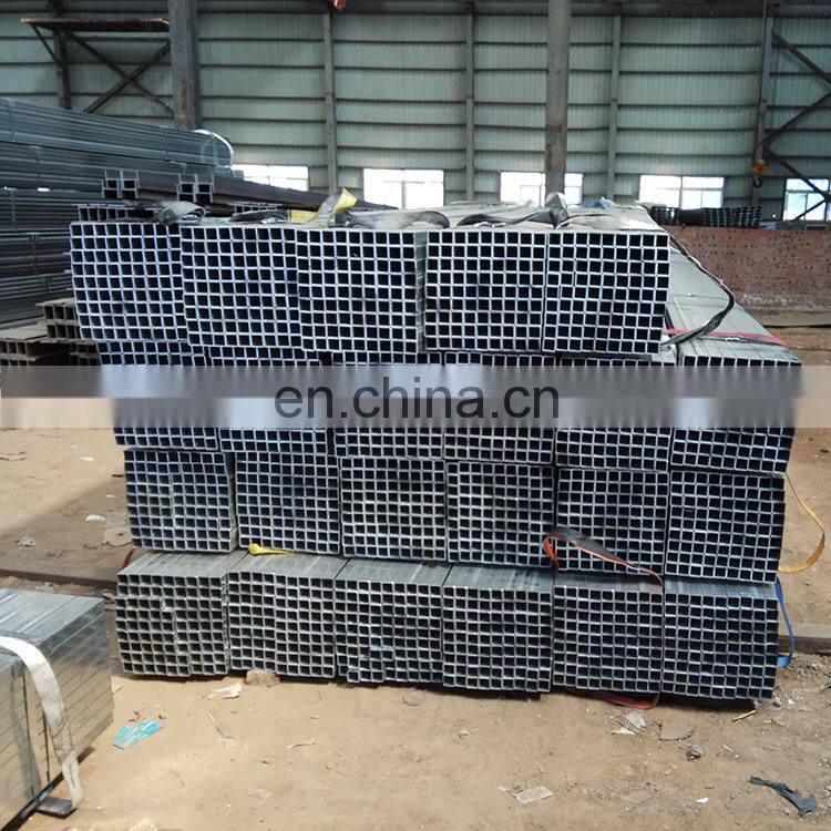 Factory wholesale galvanized competitive price standard square tube/pipe