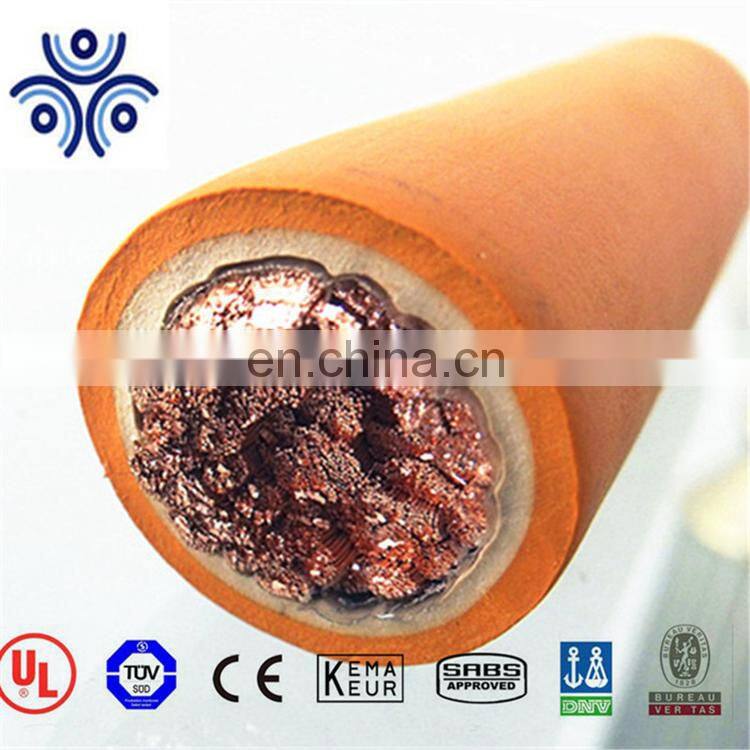 Flexible Copper Conductor Rubber Sheath Welding Cable