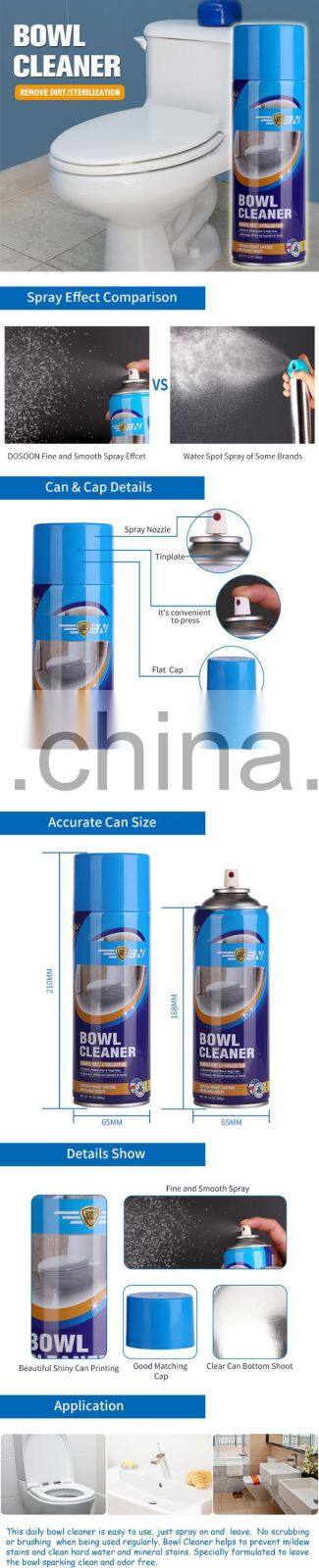 Shower Room Bowl Spray Cleaner, High Effective Bathroom Bowl Cleaner Spray, Heavy-Duty Bowl Aerosol Cleaner & Deodorizer