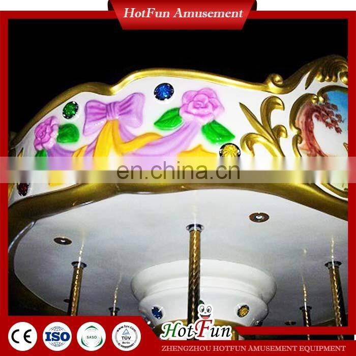 Amusement park carousel children merry go round mini small kids carousel for sale