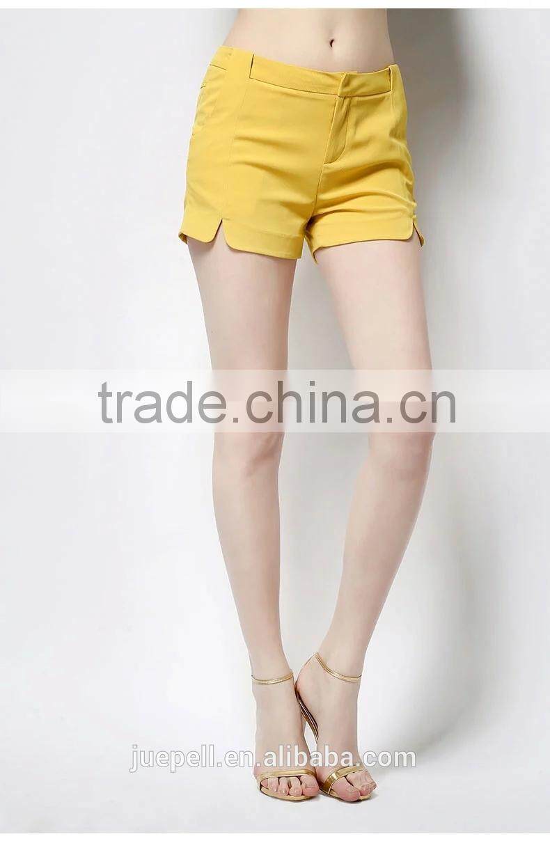 hot sale european style sexy plain dyed women board shorts