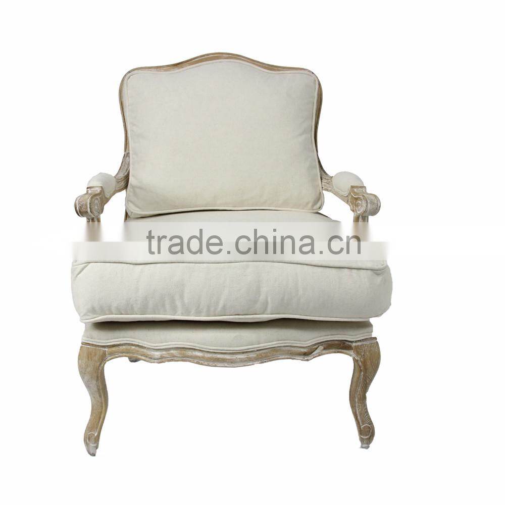 Louis XVI style reproduction,Vintage French Camelback Fabric Armchair,Wood Upholstery Chair,reading room folding chair