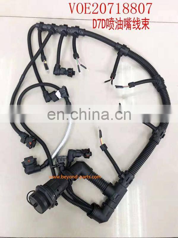 EC210B Excavator D7D injector harness wires VOE20718807