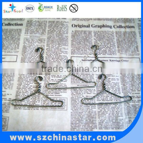 Cute beutiful metal small clothes hangers