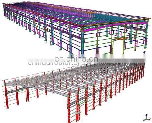 Prefabricated Steel Structure Architectural Drawings Building